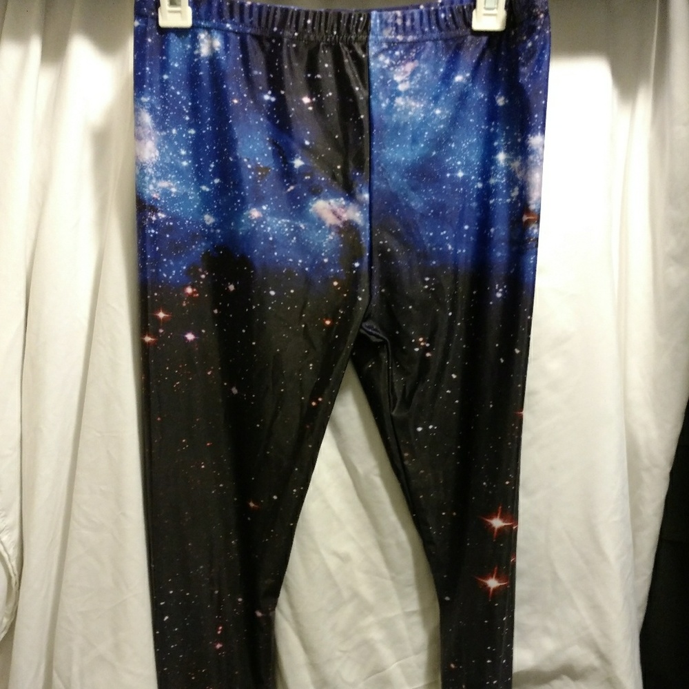 NWOT Galaxy print leggings